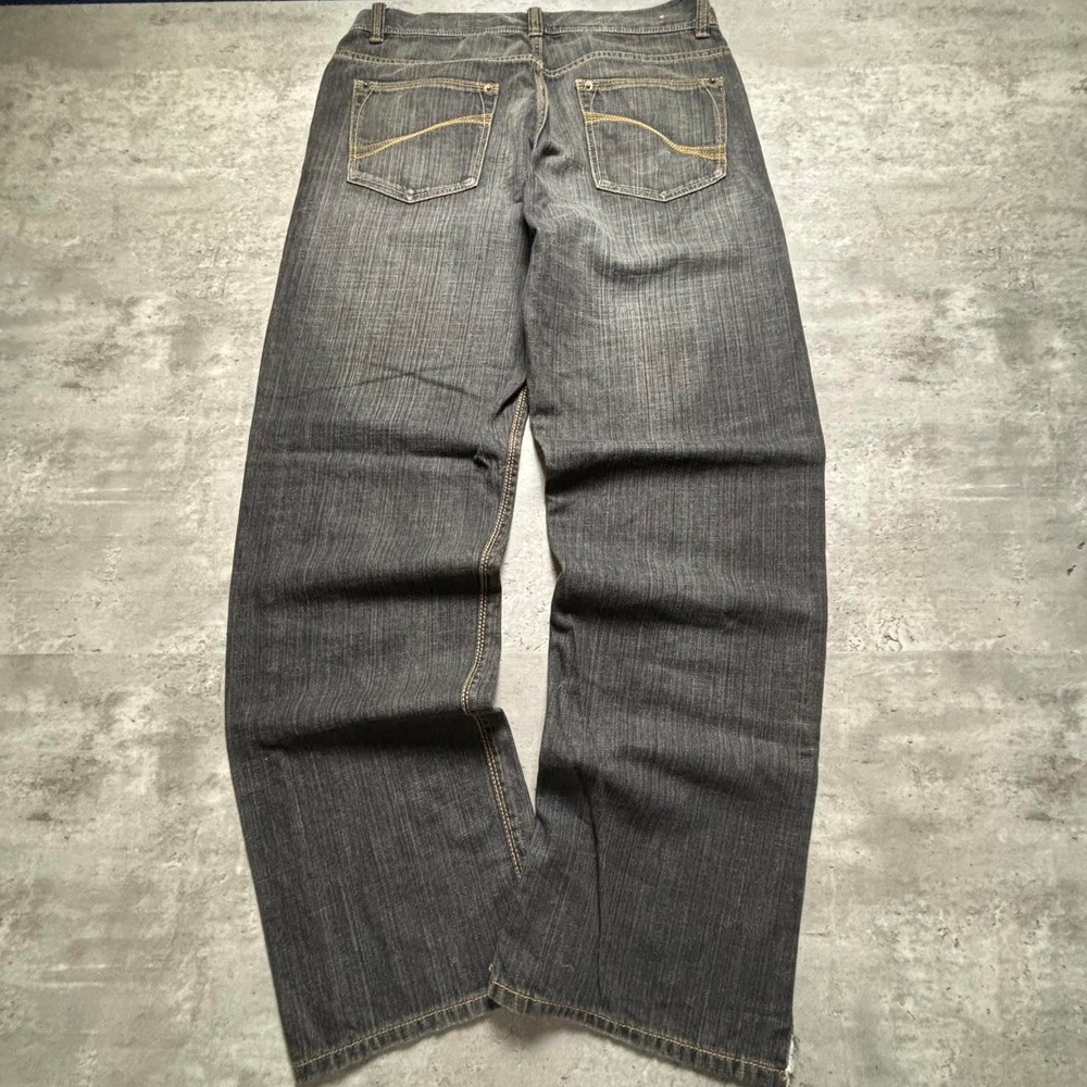 DKNY Jeans Skater Men 32x31 Faded Black Baggy Y2K Southpole Style